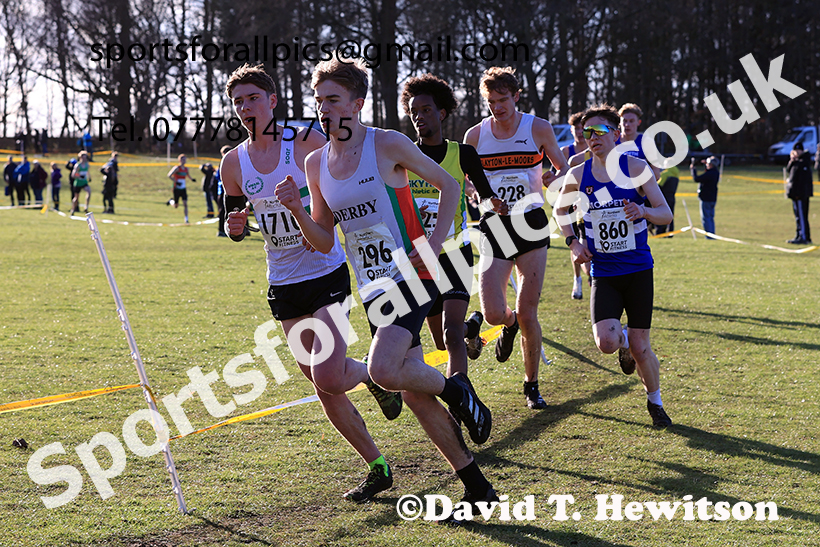 Junior mens 2025 Northern Cross Country Champs, Tatton Park, Knutsford, Cheshire. Photo: David T. Hewitson/Sports for All Pics